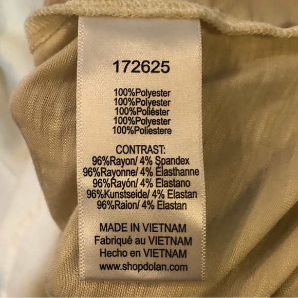 Anthropologie Dolan Sateen Combo Long Sl Button Front Casual Cozy Shirt - Picture 5 of 6